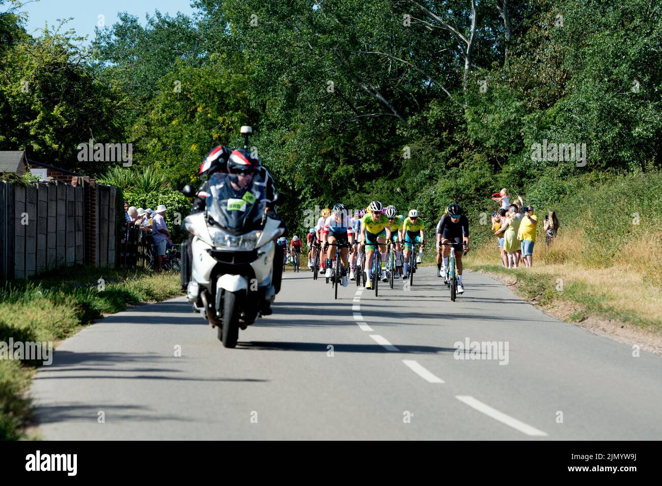 The 2022 Commonwealth Games women`s cycling road race, Hampton Magna